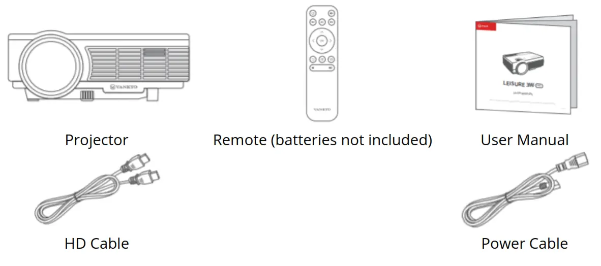 VANKYO LEISURE 3W PRO Portable Advanced Wireless Mini Projector - 1