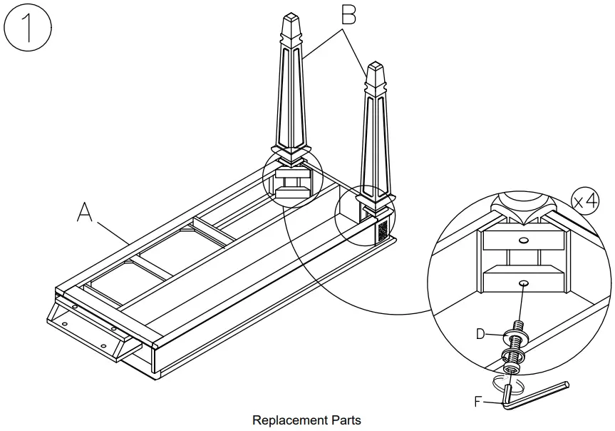 ASHLEY H74334R Office Desks L-Shaped Desks - fig 1