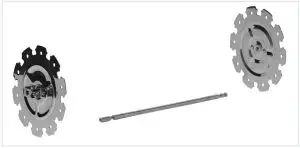 Rotisserie Shaft & Skewer Racks