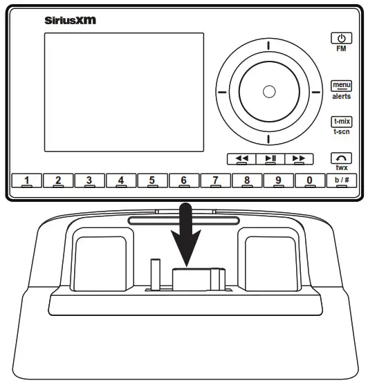 SiriusXm Dock & Play Home Kit DH4 - lPlace your