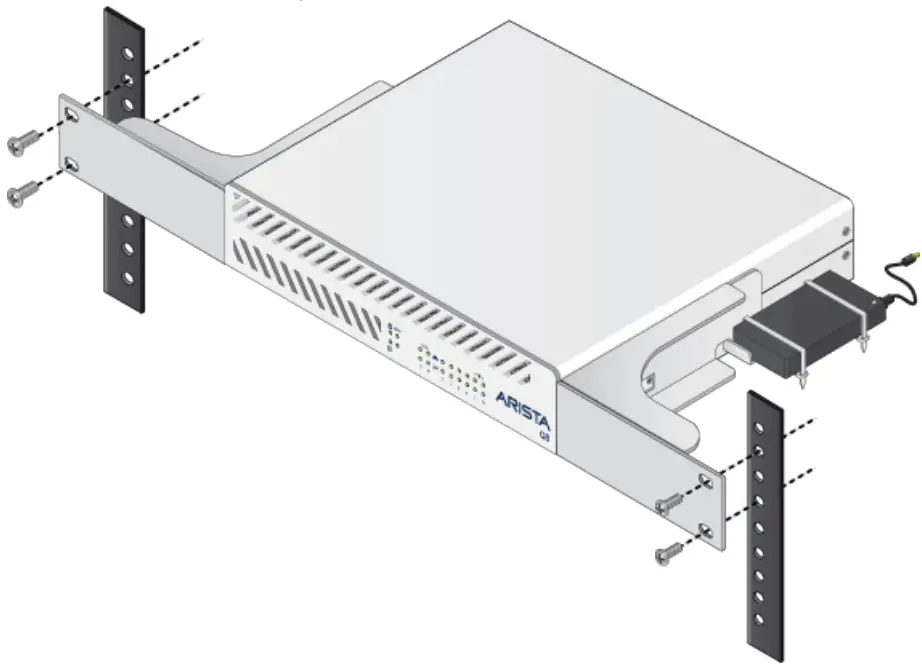Inserting the Appliance into the Rack