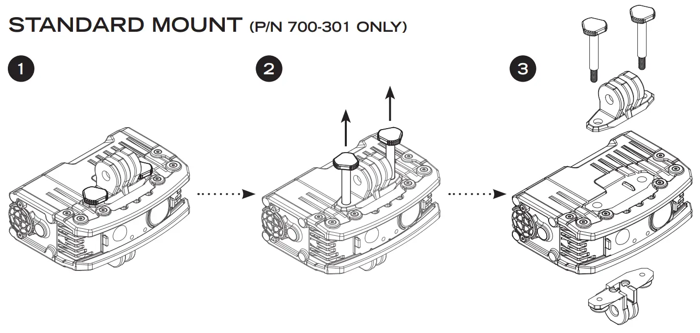 FoxFURY 700 300S Rugo Drone and Utility Light - STANDARD MOUNT