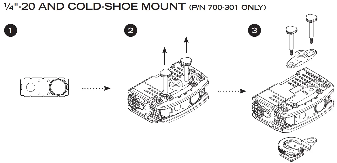 FoxFURY 700 300S Rugo Drone and Utility Light - STANDARD MOUNT1