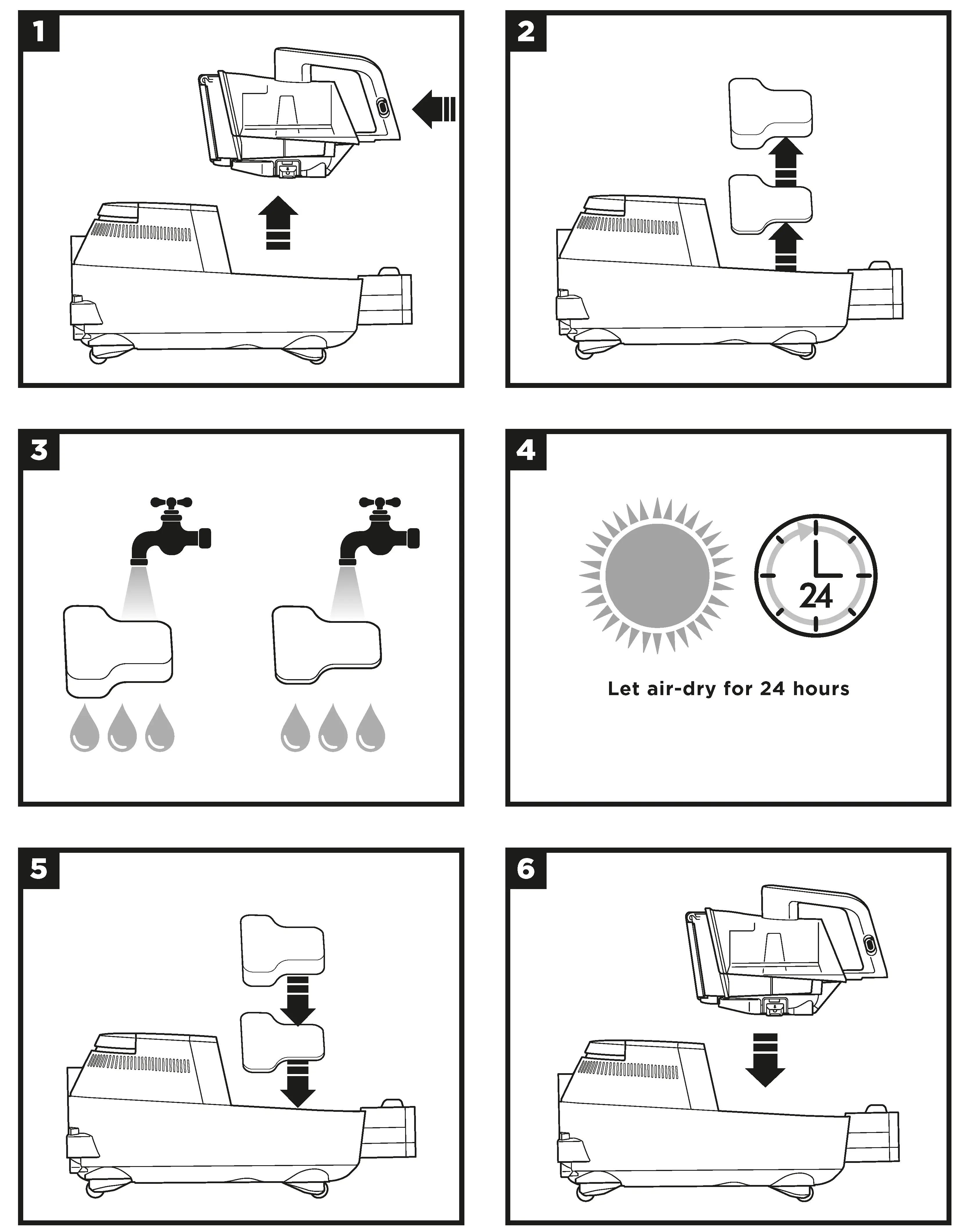 FOAM AND FELT FILTER MAINTENANCE