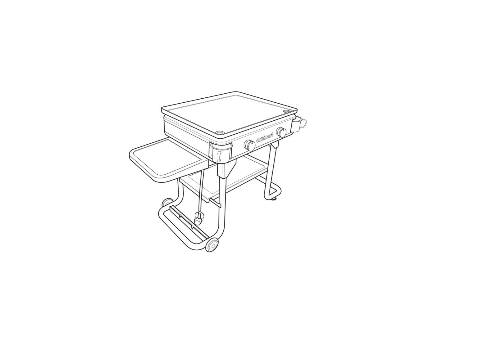 Cuisinart Cgg-0028 28” Outdoor Griddle User Manual