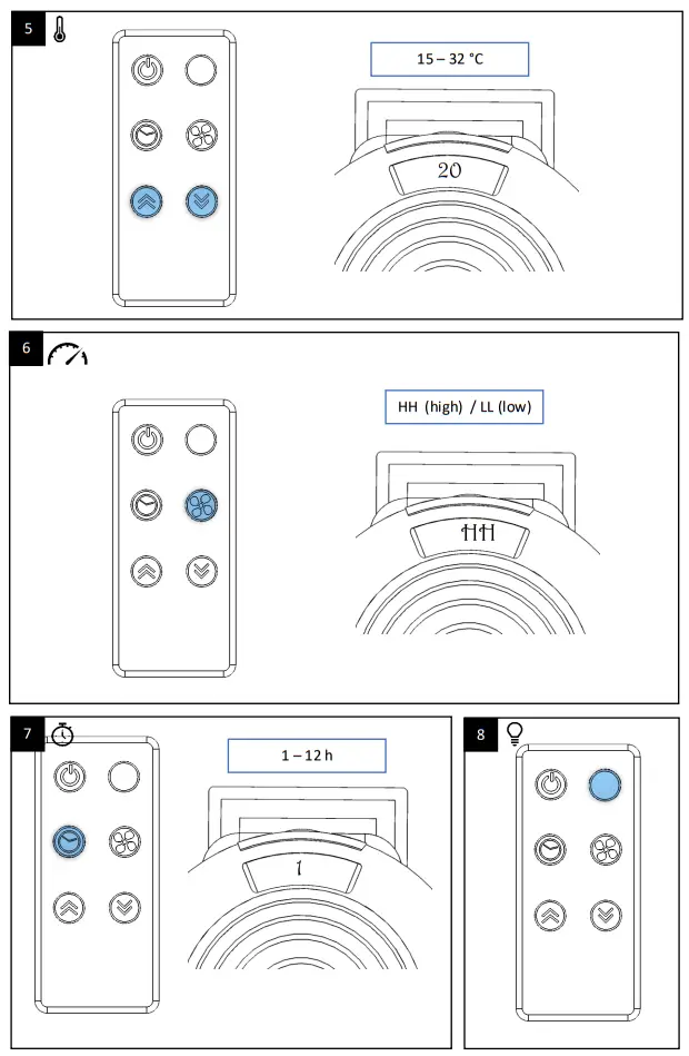 westfalia 960800 Mobile Plug In Heater With Remote Control - Fig 2
