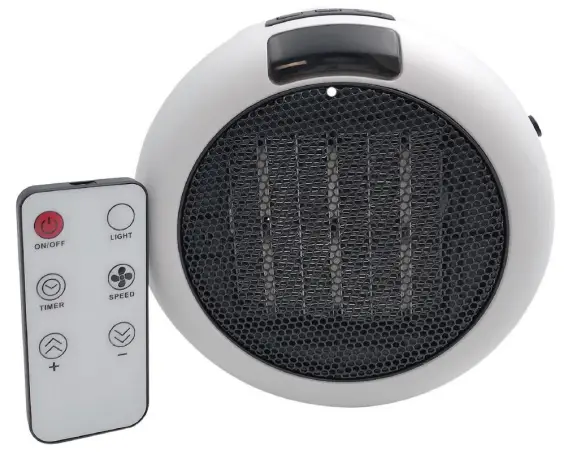 westfalia 960800 Mobile Plug In Heater With Remote Control