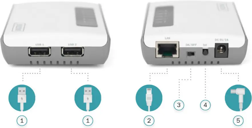 DIGITUS DN-13024 - Side view