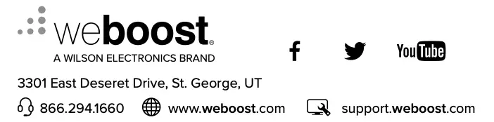 weboost and Social Media Icons