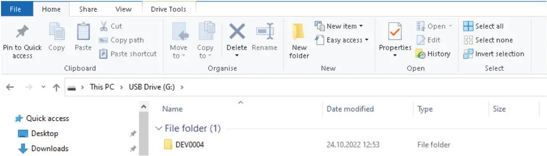 BEKO METPOINT CID - Folder structure