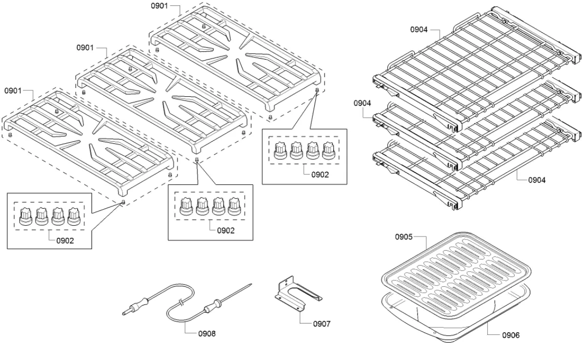 Thermador PRD366WHU-1 Dual Fuel Professional Range 9