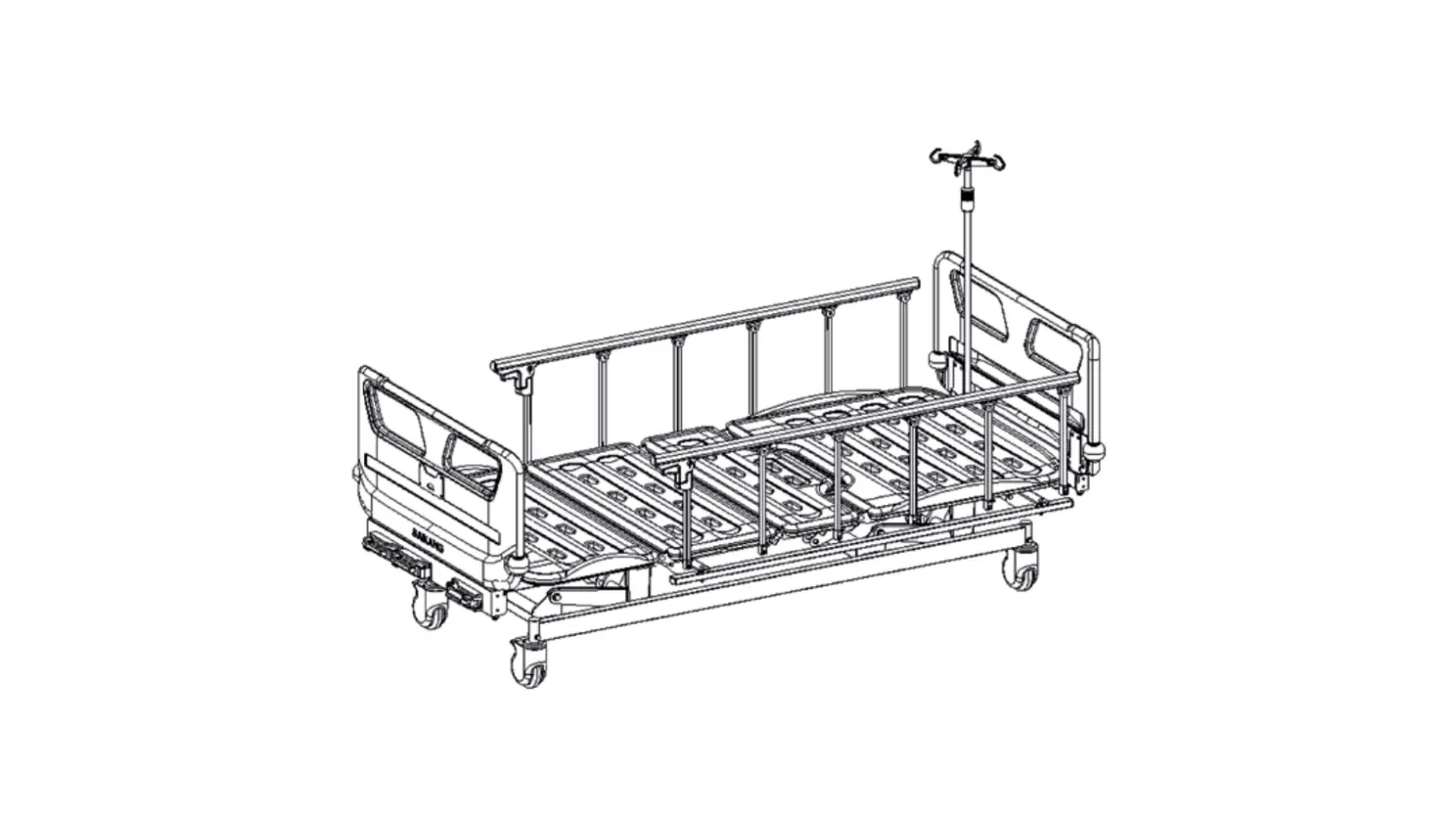 Gima 44742 V3k5c Hospital Bed Instruction Manual