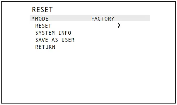 UHD-200 4K 60p POV Camera- RESET