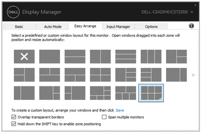 DELL C2422HE 24 inch Video Conferencing Monitor - Easy Arrange 2