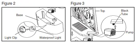 Homedics WFL-ISL EnviraScape Island Gardens Illuminated Tabletop Relaxation Fountain - Assembly and Instructions for Use2