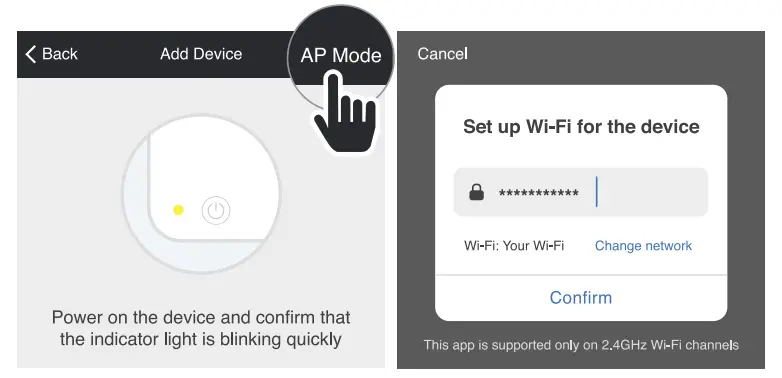 Backup AP Mode - Step 1