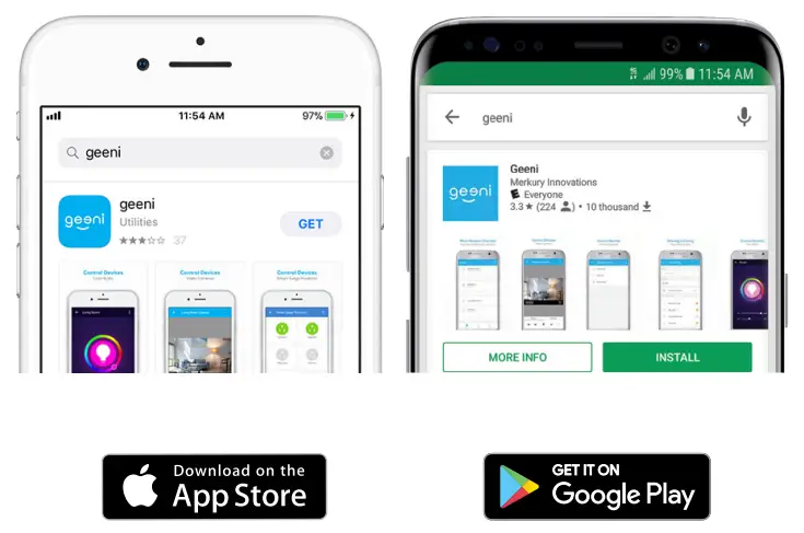 Download the Geeni app