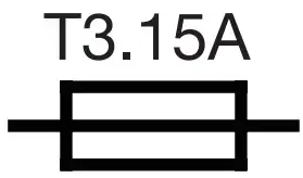 Protective 3.15 A limited Icon