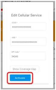 clare LTE Cellular Setup Tech Bulletin - Click Activate