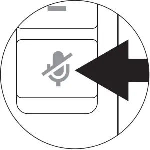 PLANTRONICS Mute a call