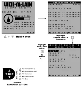 WEIL McLAIN 384-000 157 Combustion Air Damper Kit - Control Settings