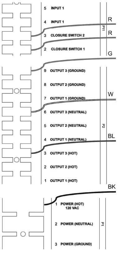 WEIL McLAIN 384-000 157 Combustion Air Damper Kit - Damper Wiring