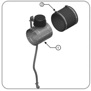WEIL McLAIN 384-000 157 Combustion Air Damper Kit - contents