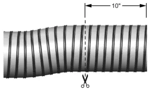 WEIL McLAIN 384-000 157 Combustion Air Damper Kit -relaxed length