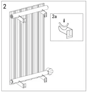 ecostrad ASCOLI Designer Electric Radiators - Wall Mounting 1