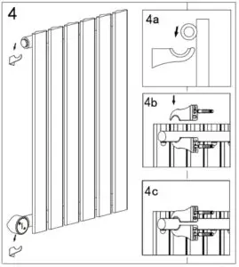 ecostrad ASCOLI Designer Electric Radiators - Wall Mounting 3