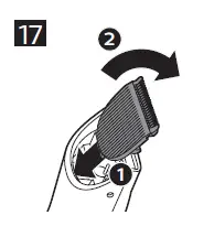 PHILIPS HC1066 Hair Trimmers Barber Cutting Cape fig 3