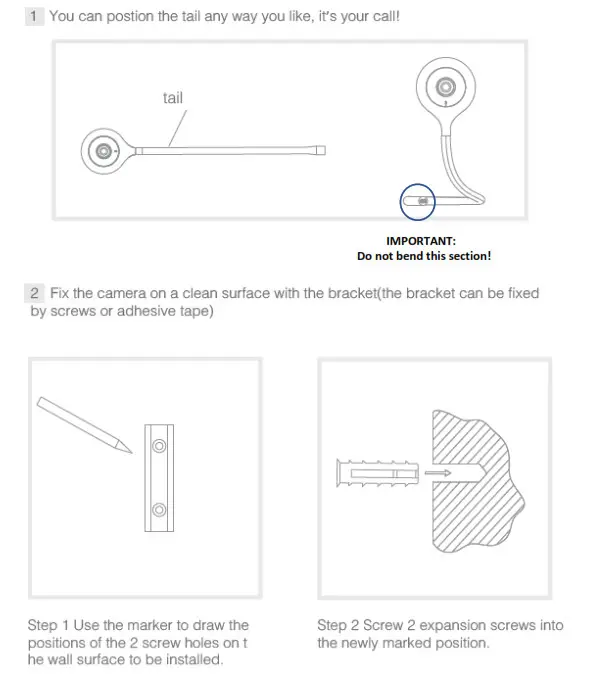 mirabella genio I002866 Bebe Full HD Flexi Baby Camera- Camera Installation 1