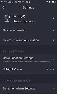 mirabella genio I002866 Bebe Full HD Flexi Baby Camera- Device information