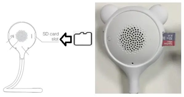 mirabella genio I002866 Bebe Full HD Flexi Baby Camera- Micro SD card