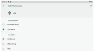 Connect the tablet with a PC