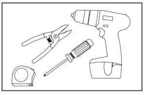 SloanLED 701946-6WLRP1 PosterBOX3 Module - Recommended tools