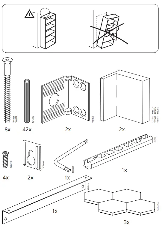 IKEA 503.629.18 KALLAX Shelving Unit fig3