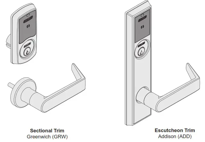 SCHLAGE LEBMS-ADD LE Networked Wireless Mortise Lock