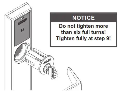 SCHLAGE LEBMS-ADD LE Networked Wireless Mortise Lock- Escutcheon Trim 5