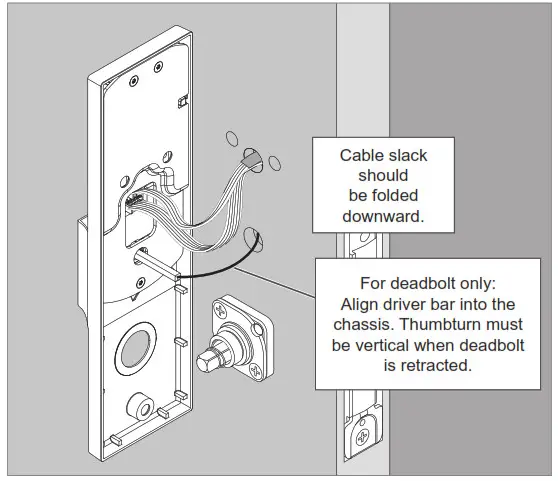 SCHLAGE LEBMS-ADD LE Networked Wireless Mortise Lock- Escutcheon Trim 7