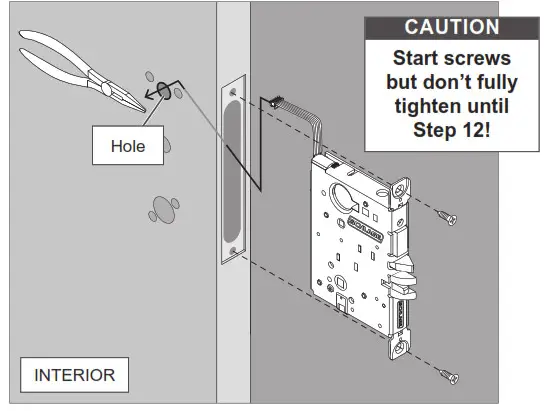SCHLAGE LEBMS-ADD LE Networked Wireless Mortise Lock- Install chassis