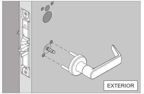 SCHLAGE LEBMS-ADD LE Networked Wireless Mortise Lock- Install outside lever