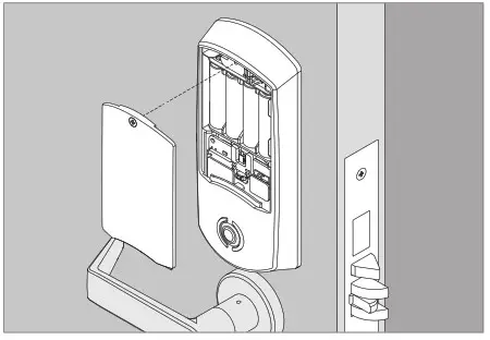 SCHLAGE LEBMS-ADD LE Networked Wireless Mortise Lock- cover and tighten