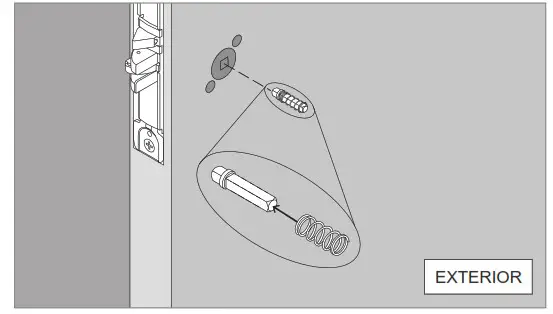 SCHLAGE LEBMS-ADD LE Networked Wireless Mortise Lock- lever spindle