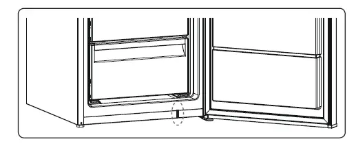 vestfrost D03139 VF 10186 NoFrost Freezer fig 5
