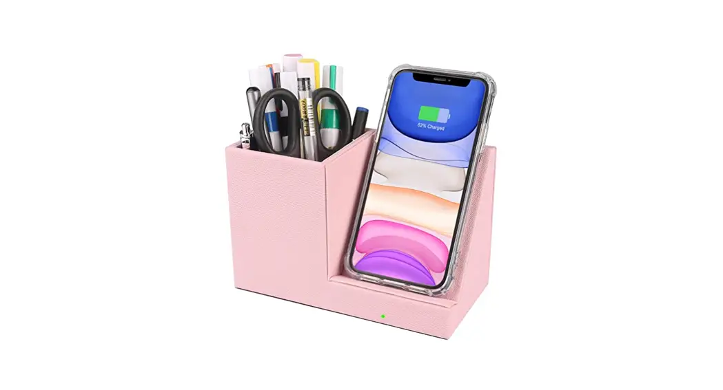 Quest Usa B083tqtsmh Wireless Charging Desktop Stand And Pen Holder User Manual