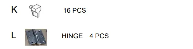 Hardware List Continued