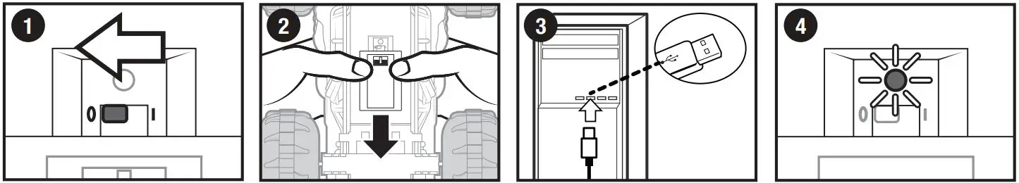MONSTER JAM El Toro Loco 110 Scale RC Monster Truck Instruction Manual - HOW TO CHARGE