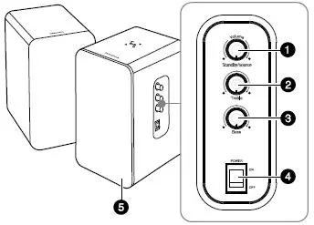 INSIGNIA NS-HBTSS116 Bluetooth Shelf Speakers fig 1