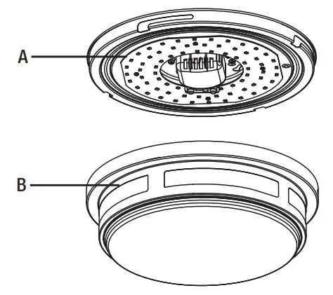 HAMPTON BAY 54471101 Outdoor LED Flush Mount - PACKAGE CONTENTS